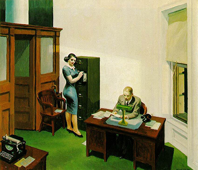 Office at Night Edward Hopper